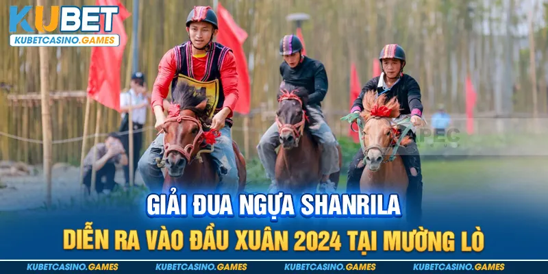 Giải đua ngựa Shanrila diễn ra vào đầu Xuân 2024 tại Mường Lò
